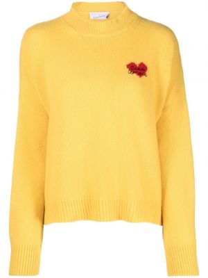 Sweter wełniany Giada Benincasa żółty