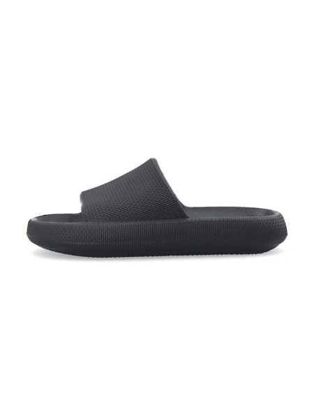 Papuci cu platformă Bianco negru