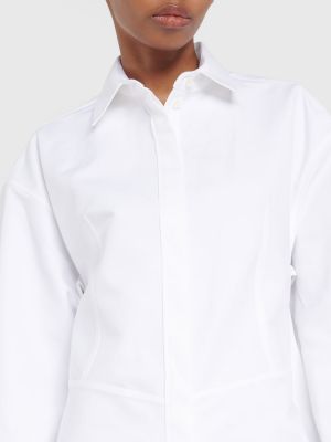 Camicia di cotone Alaã¯a bianco
