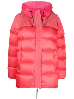 Prošivena pernata jakna Ugg ružičasta