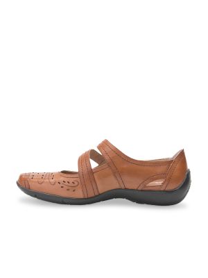 Кожаные ботинки челси с принтом Ros Hommerson коричневые