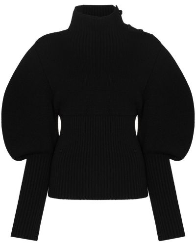 Пуловер Bottega Veneta черно