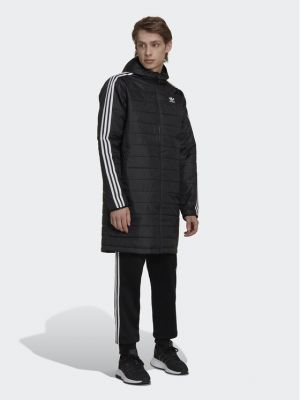 Πουπουλένιο μπουφάν Adidas μαύρο