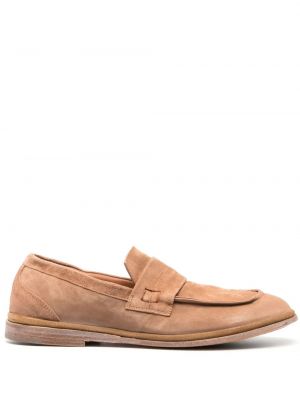 Slip-on seemisnahksed loafer-kingad Moma pruun