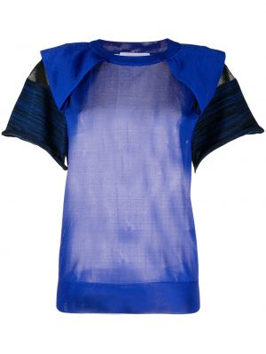 Camicia patchwork Toga, blu