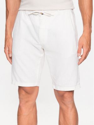 Shorts large Lindbergh blanc