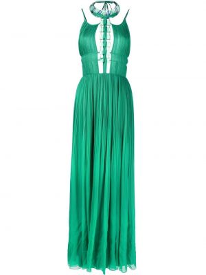 Maxi šaty Alberta Ferretti, zelená