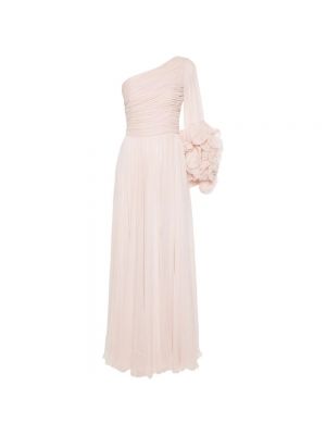 Sukienka długa Costarellos różowa
