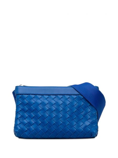 Τσάντα χιαστί Bottega Veneta Pre-owned μπλε