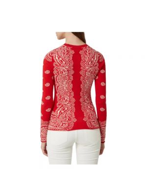 Sweter z okrągłym dekoltem Ralph Lauren czerwony