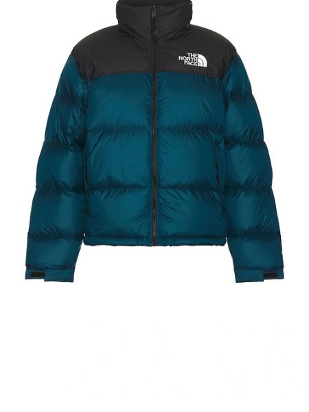 Retro kapitone ceket The North Face mavi