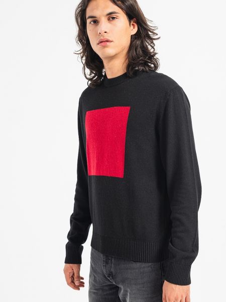Шерстяной свитер United Colors Of Benetton красный
