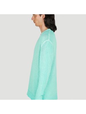 Jersey con escote v de tela jersey Guess verde