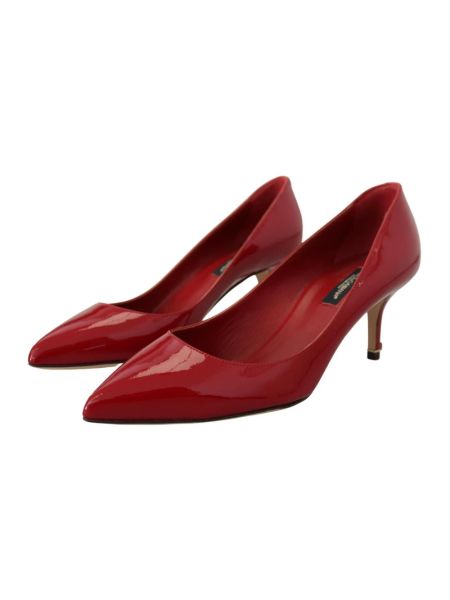 Calzado de charol Dolce & Gabbana rojo