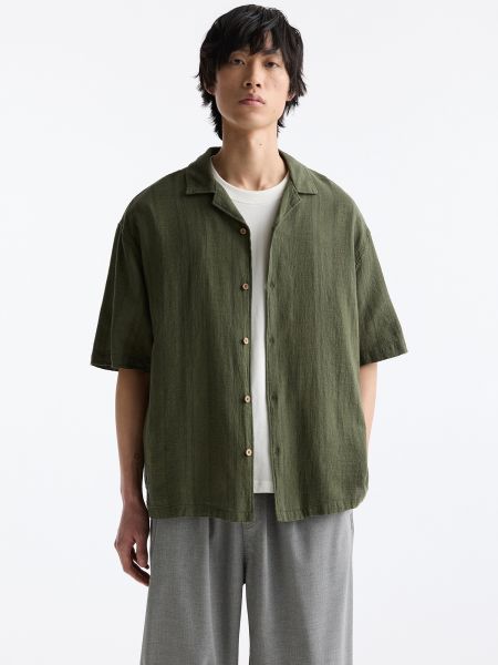 Camicia Pull&bear verde