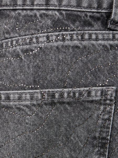 Laia lõikega kõrge vöökohaga teksapüksid Rotate hall