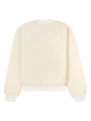 Fleecový svetr Sporty & Rich bílý