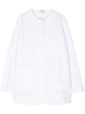Λινό πουκάμισο Aspesi λευκό