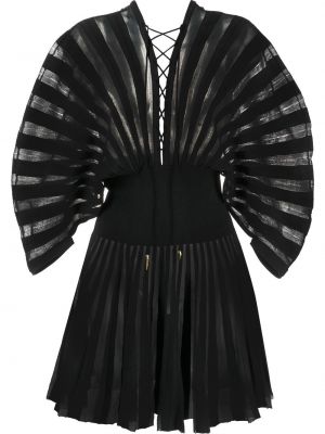 Прозрачна рокля Roberto Cavalli черно