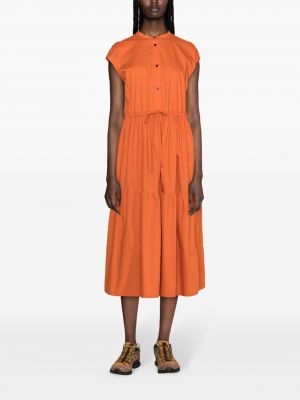 Sukienka długa Woolrich pomarańczowa