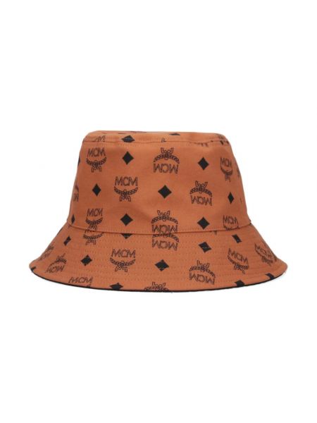 Mütze aus baumwoll mit print Mcm
