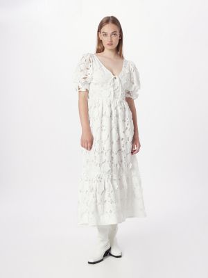 Košeľové šaty Dorothy Perkins biela
