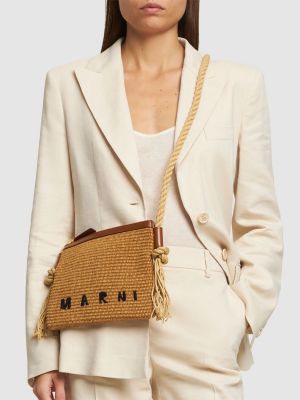 Плажна чанта с цип Marni