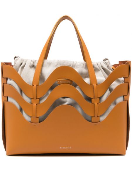 Shopper handtasche Zanellato orange