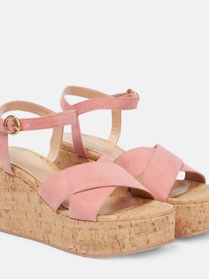 Kile ruskind sandaler Gianvito Rossi pink