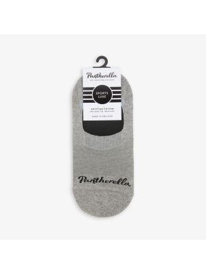 Невидимые носки с логотипом Pantherella серый