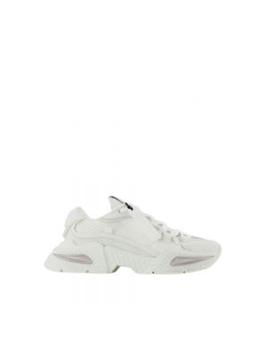 Sneakers in pelle scamosciata chunky Dolce & Gabbana bianco