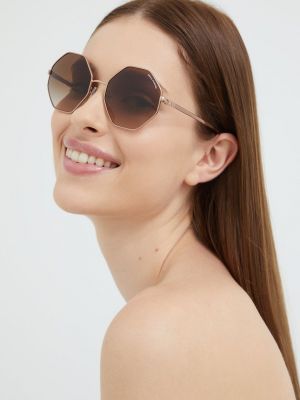 Okulary przeciwsłoneczne Armani Exchange różowe