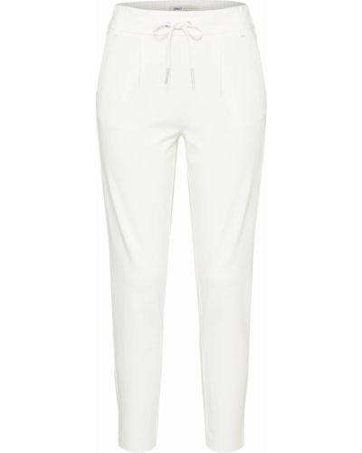 Pantaloni plissettati Only bianco