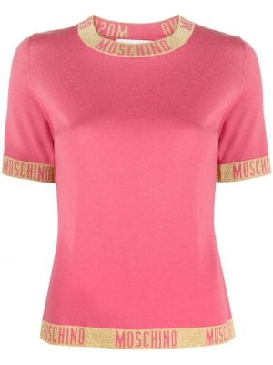 T-skjorte Moschino rosa