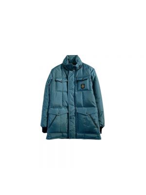 Nylonowa kurtka puchowa Refrigiwear niebieska