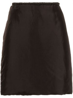 Falda de cintura alta Bottega Veneta marrón