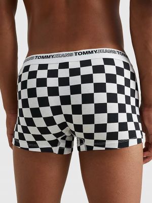 Kostkované boxerky Tommy Hilfiger Underwear bílé