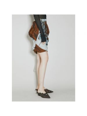 Falda midi con estampado Vivienne Westwood marrón