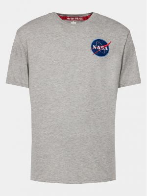 T-shirt Alpha Industries grigio