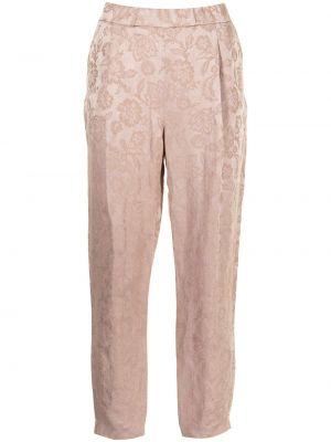 Jacquard püksid Fabiana Filippi roosa