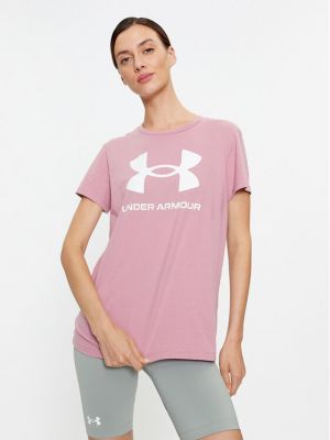 Voľné priliehavé tričko Under Armour ružová