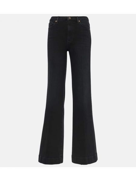 Jeans a zampa 7 For All Mankind nero