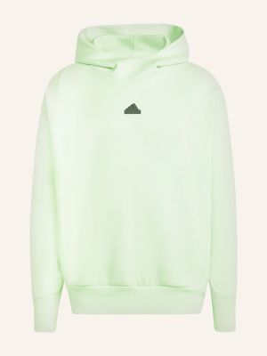 Mikina s kapucí Adidas zelená