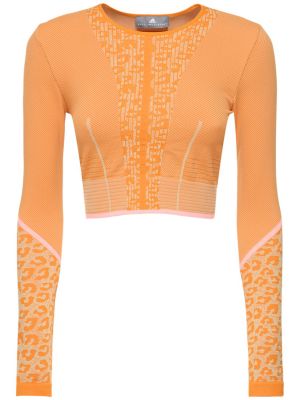 Sportiniai marškinėliai be rankovių Adidas By Stella Mccartney oranžinė