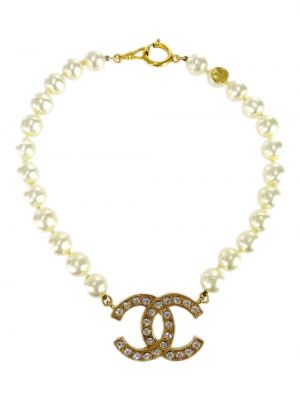 Collana con perline Chanel Pre-owned oro