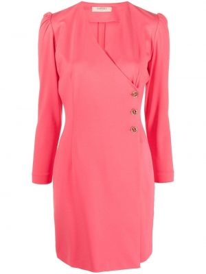 Mini-abito con scollo a v Twinset rosa