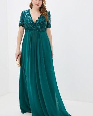 Сукня Goddiva Size Plus, зелене
