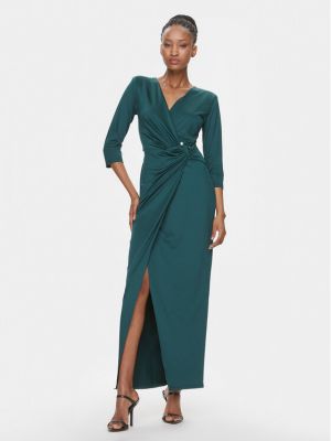 Коктейлна рокля Rinascimento зелено
