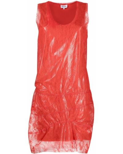 Mini vestido de encaje Kenzo rojo