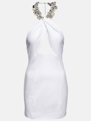 Mini robe à imprimé Area blanc